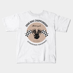 Drake Bike Championship Vintage | Classic Motorcycle Race Kids T-Shirt